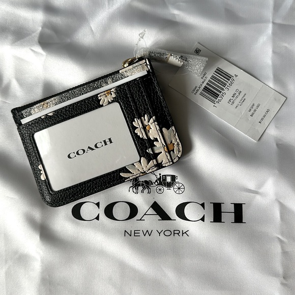 Coach Floral Mini Skinny ID Case NWT - Picture 2 of 7
